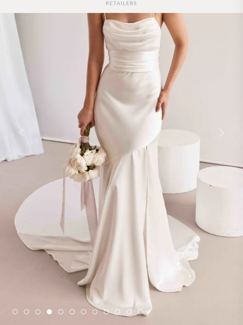 Grace Loves Lace Cream Strapless Mermaid Wedding Gown